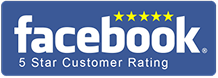 Facebook 5 Star Customer Rating